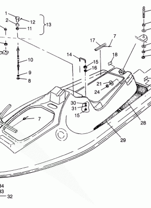 HULL and BODY SLTX B964590 and Intl. SLTX I964590 (4935783578A006)