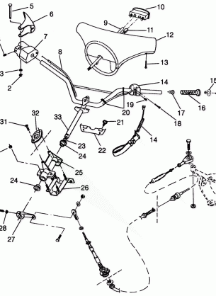 STEERING SL 780 B964087 and Intl. SL 780 I964087 (4935523552A013)