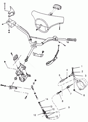 STEERING SLX 780 B964287 and Intl. SLX 780 I964287 (4937443744A014)