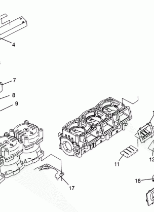 CYLINDER & MANIFOLD SL 900 B964291 and  Intl. SL 900 I964291 (4935583558C002)