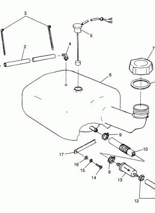 OIL TANK SLTX B964590 and Intl. SLTX I964590 (4935783578A014)