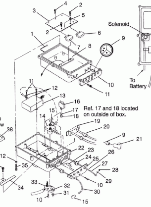 ELECTRICAL BOX SL 700 B964066 and Intl. SL 700 I964066 (4935633563B012)