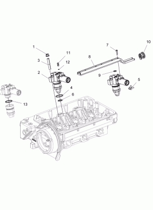 ENGINE FUEL INJECTION PUMP DELIVERY PIPE - R16B1PD1AA / 2P (49BRUTUSFUELPUMP15DSL)