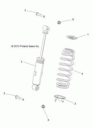 SUSPENSION FRONT SHOCK - R16B1PD1AA / 2P (49BRUTUSSHOCK13)