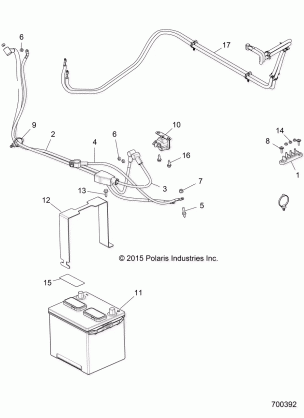 ELECTRICAL BATTERY - R16RT_87 ALL OPTIONS (700392)