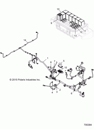 ELECTRICAL HARNESS -  R16RTU87AS (700394)