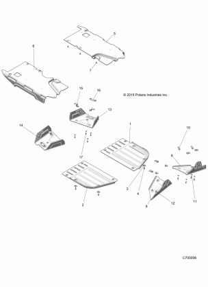 BODY UNDERCARRAGE PROTECTION - R16RTU87AB / BB (C700006)