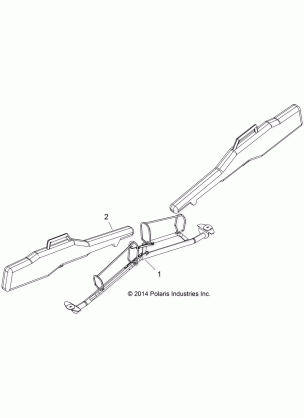 KITS GUN BOOT and SCABBARD MOUNT - R16RTE87A9 / B9 / TU87A9 / B9 (49RGRGUNBOOT15900XP)