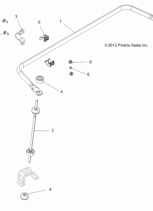 SUSPENSION TORSION BAR REAR - R16RT_87 ALL OPTIONS (49RGRSTABILIZERRR13900XP)