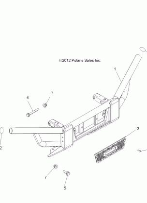 BODY FRONT BUMPER - R16RTA57A1 / A4 / A9 / B1 / B4 / B9 / EAP / EBP (49RGRBUMPER13900XP)