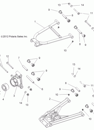 SUSPENSION REAR - R16RTA57A1 / A4 / A9 / B1 / B4 / B9 / EAP / EBP (49RGRSUSPRR13900XP)