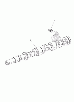 ENGINE CAMSHAFT PUSH ROD - R16RTAD1A1 / E1 (49RGRCAMSHAFT15DSL)