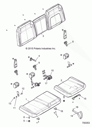 BODY SEAT - R16RTAD1A1 / E1 (700353)