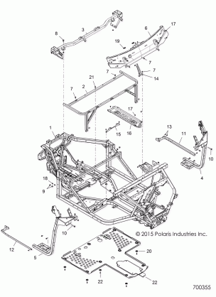 CHASSIS MAIN FRAME - R16RTAD1A1 / E1 (700355)