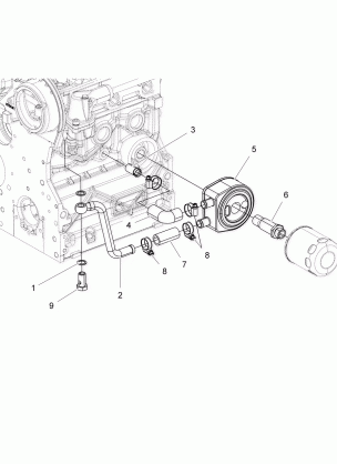 ENGINE OIL COOLING SYSTEM - R16RTAD1A1 / E1 (49RGROILCOOL15DSL)