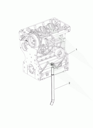 ENGINE WATER BLOW BY HOSE - R16RTAD1A1 / E1 (49RGRBLOWBYHOSE15DSL)