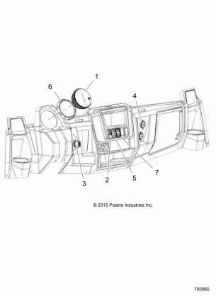 ELECTRICAL DASH INSTRUMENTS and CONTROLS - R16RTAD1A1 / E1 (700960)