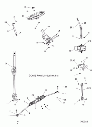 STEERING STEERING ASM. - R16RTAD1A1 / E1 (700363)