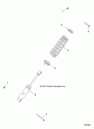 SUSPENSION FRONT SHOCK MOUNTING - R16RTAD1A1 / E1 (700365)