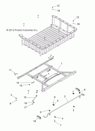 BODY BOX MOUNTING and LATCH - R16RTE87F1 / U87FK (49RGRBOXMOUNTING15900XP)