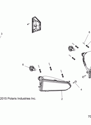 ELECTRICAL HEADLIGHT and TAILLIGHT - R16RTE87F1 / U87FK (701001)