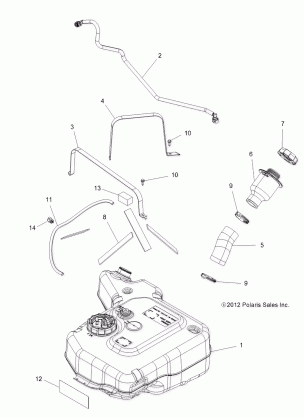 BODY FUEL TANK - R16RTE87F1 / U87FK (49RGRFUEL13900XP)