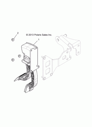 ELECTRICAL THROTTLE PEDAL - R16RTE87F1 / U87FK (49RGRTHROTTLEPEDAL14900XP)