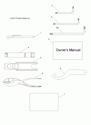 REFERENCES TOOL KIT and OWNERS MANUALS - R16RTE87F1 / U87FK (49RGRTOOL13900XP)