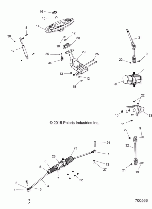 STEERING STEERING ASM. - R16RTE87F1 / U87FK (700566)