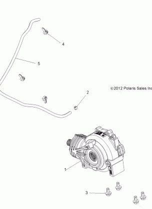 DRIVE TRAIN FRONT GEARCASE MOUNTING - R16RTE87F1 / U87FK (49RGRTRANSMTG13900XP)