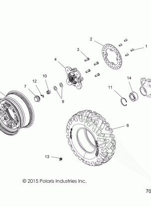 WHEELS FRONT - R16RTE87F1 / U87FK (700568)