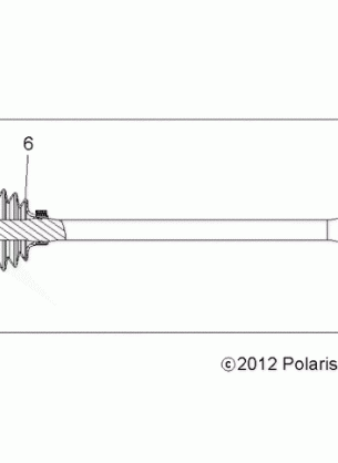 DRIVE TRAIN REAR DRIVE SHAFT - R16RTE87F1 / U87FK (49RGRSHAFTDRVRR13900XP)