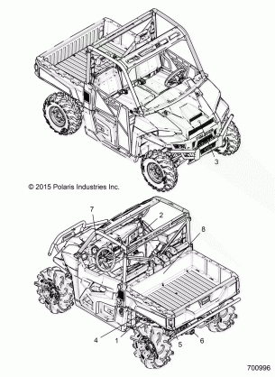 BODY DECALS COMMON - R16RTE87F1 / U87FK (700996)