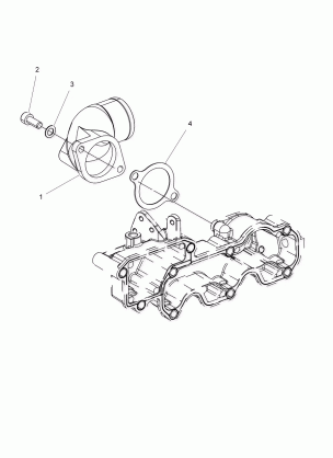 ENGINE INLET ELBOW - R16RTED1F1 (49RGRINLETELBOW15DSL)