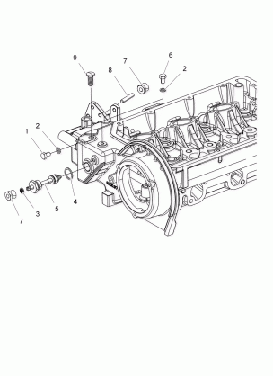 ENGINE ACCELERATOR CONTROL (WITHOUT LEVER) - R16RTED1F1 (49RGRACCELERETOR15DSL)