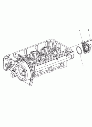 ENGINE CAMSHAFT FLANGE - R16RTED1F1 (49RGRCAMFLG15DSL)