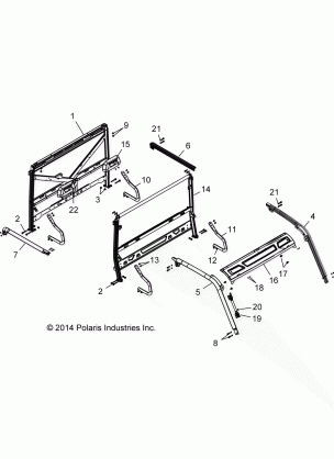 CHASSIS CAB FRAME - R16RUA / RUE / RVA / RVE ALL OPTIONS (49RGRFRAME15CREW)