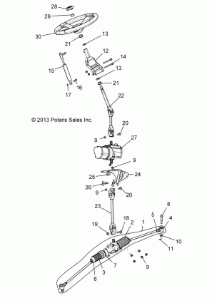 STEERING STEERING ASM. (EPS) - R16RUE87AM / AV / A9 / AS / BS / B9 / BV / BM / VE87A9 / AM / AS / AV / B9 / BM / BS / BV / AB (49RGRSTEERING15CREPS)