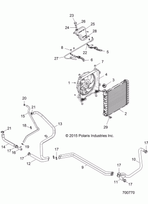 ENGINE COOLING SYSTEM - R16RVA57A1 / B1 / E57A9 / B9 (700770)