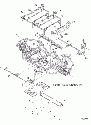 CHASSIS FRAME - R16RVA57A1 / B1 / E57A9 / B9 (700768)