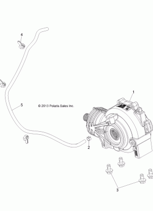 DRIVE TRAIN FRONT GEARCASE MOUNTING - R16RVAD1A1 (49BRUTUSGCFRTMTG13)