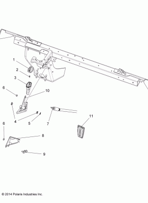 DRIVE TRAIN GEAR SELECTOR - R16RVAD1A1 (49RGRGEARSELECT151KDSL)