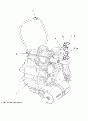 DRIVE TRAIN MAIN GEARCASE MOUNTING - R16RVAD1A1 (49RGRGEARCASEMTG151KDSL)