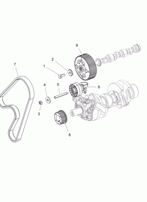 ENGINE TIMING PULLEY TIMING BELT JOCKEY PULLEY - R16RVAD1A1 (49RGRTIMING15DSL)