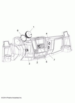 ELECTRICAL DASH INSTRUMENTS and CONTROLS - R16RVAD1A1 (49RGRDASH151KDSL)