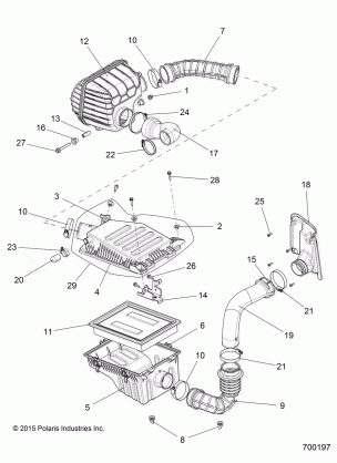 ENGINE AIR INTAKE - R16RVAD1A1 (700197)