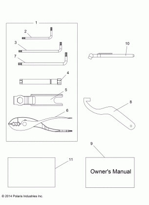 REFERENCES TOOL KIT and OWNERS MANUALS - R16RVAD1A1 (49RGRTOOL15DCREW)