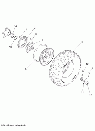 WHEELS FRONT - R16RVAD1A1 (49RGRWHEELFRT151KDSL)