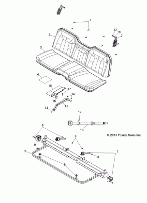 BODY SEAT and BASE - R16RAA76AA / AJ (49RGRSEAT146X6)