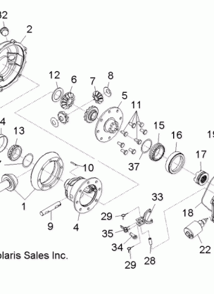 DRIVE TRAIN REAR GEARCASE - R16RAA76AA / AJ (49RGRGEARCASERR106X6)